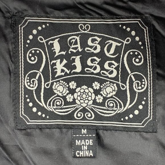 Last Kiss Black Crop Jacket w/ Ruffles - Picture 4 of 6